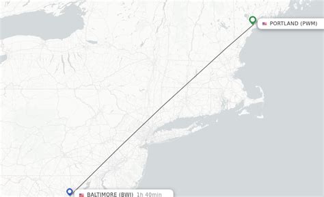 cheapest flights to portland maine from dc balt area